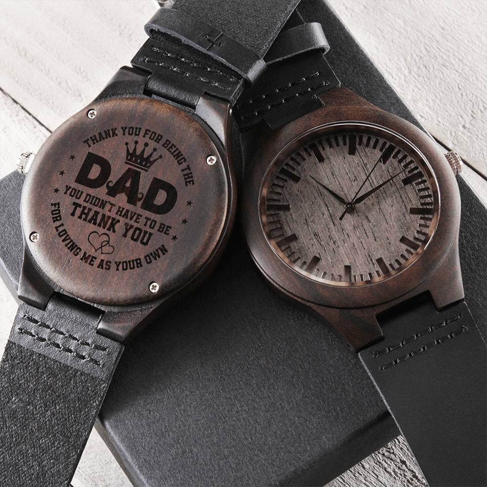 Step Dad - Wooden Watch