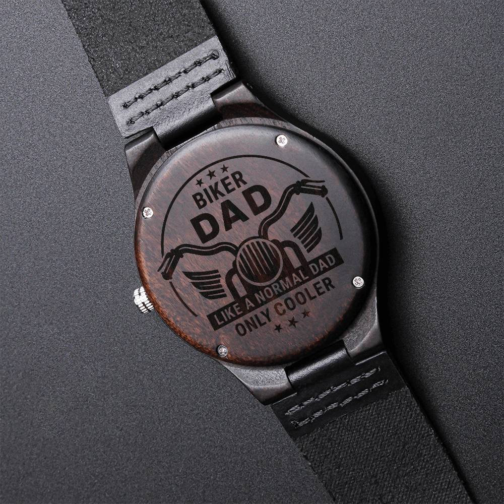 Biker Dad - Wooden Watch