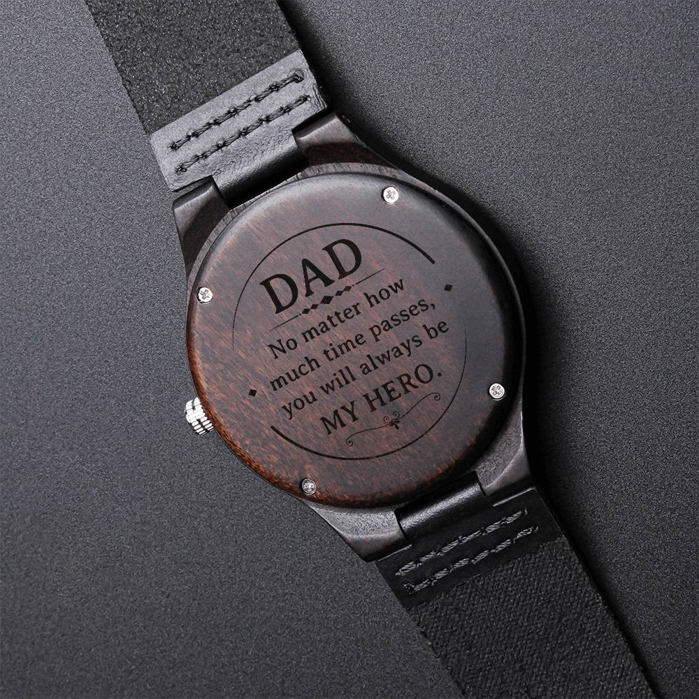 Hero Dad - Wooden Watch
