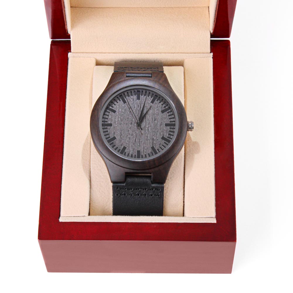 To My Dad - Wooden Watch