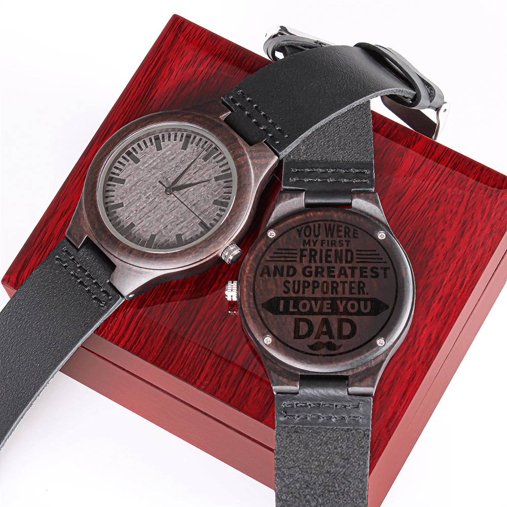 To My Dad - Wooden Watch