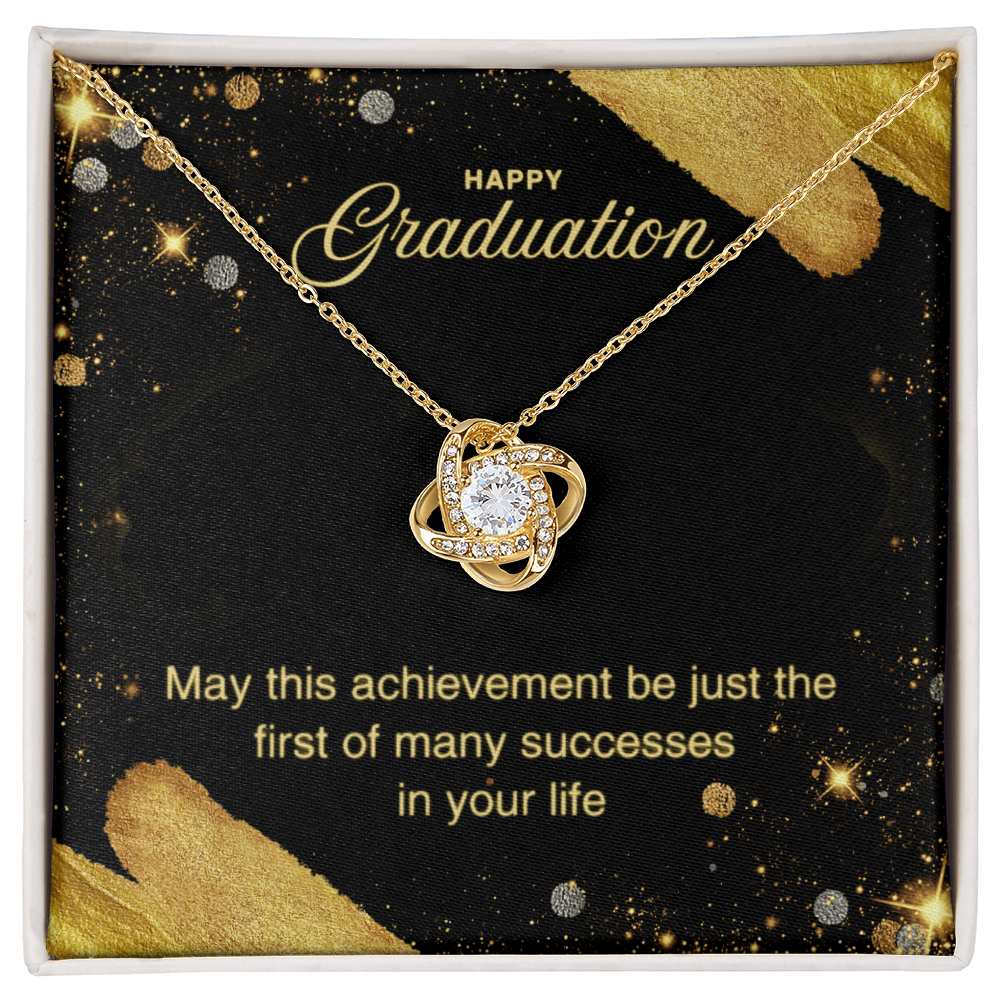 Happy Graduation Necklace (Knot)