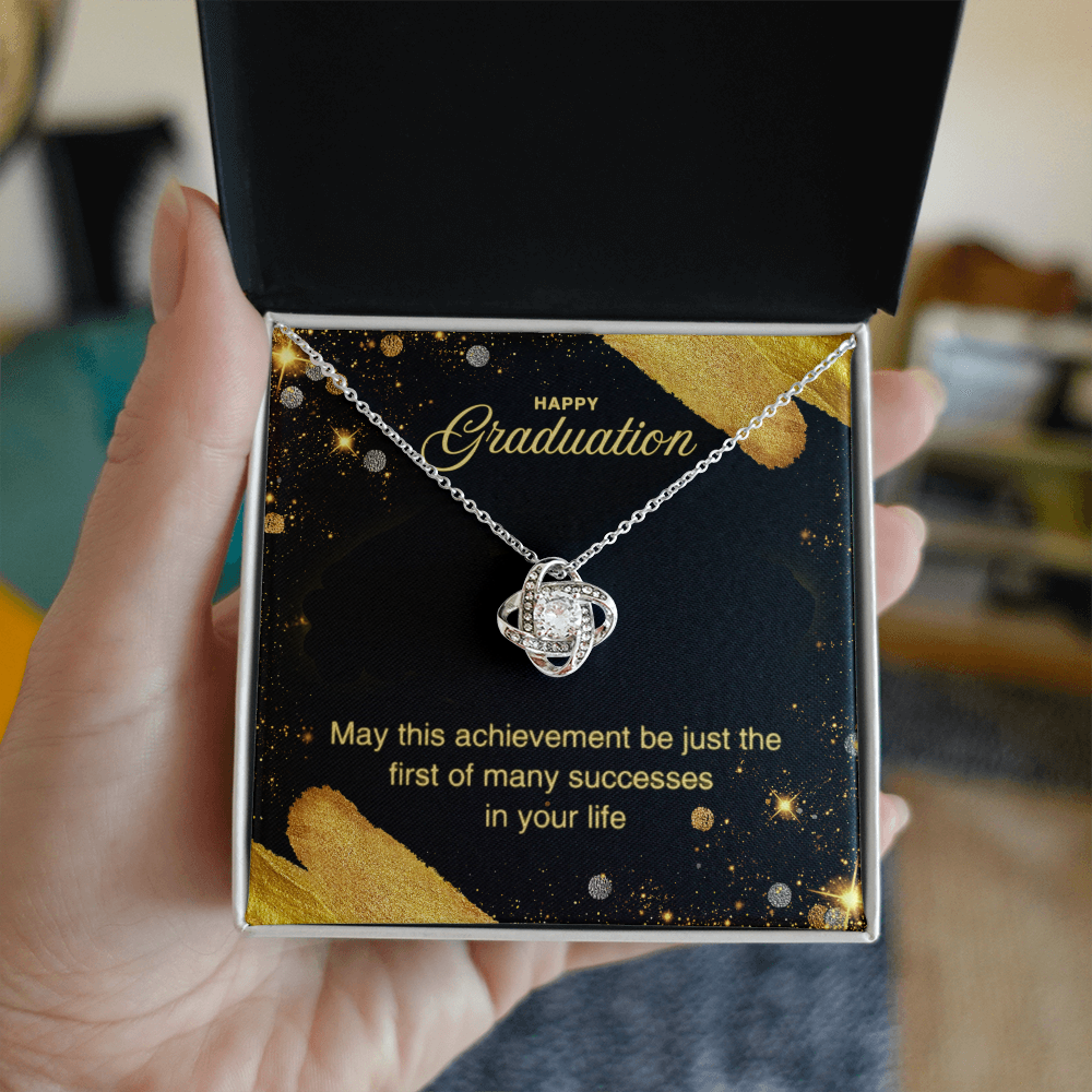 Happy Graduation Necklace (Knot)