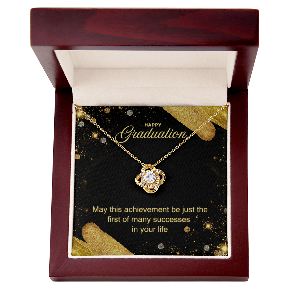 Happy Graduation Necklace (Knot)