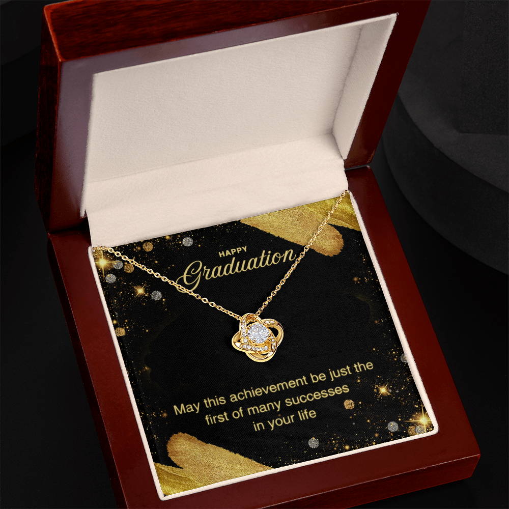 Happy Graduation Necklace (Knot)