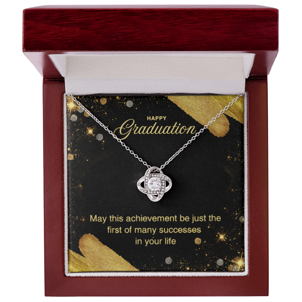 Happy Graduation Necklace (Knot)
