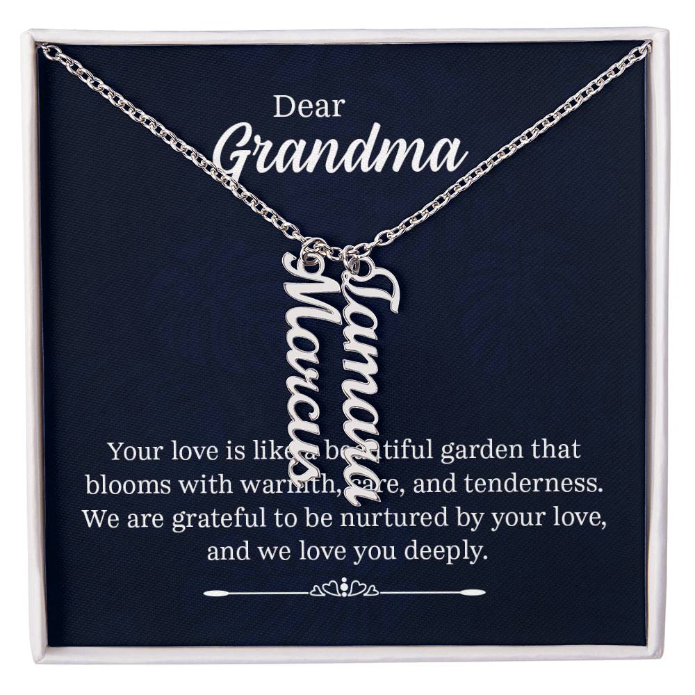 Multi Name Necklace - For Grandma