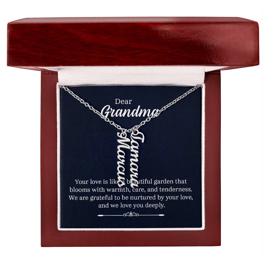 Multi Name Necklace - For Grandma