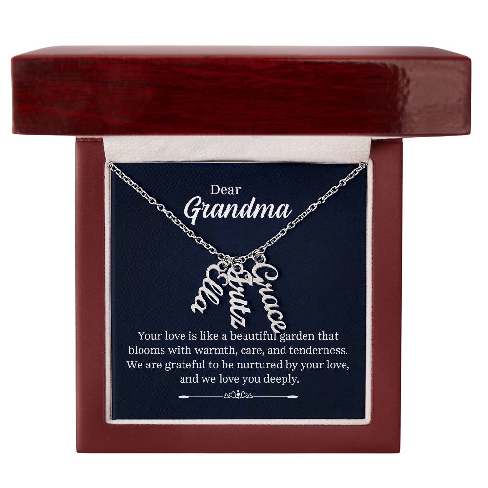 Multi Name Necklace - For Grandma
