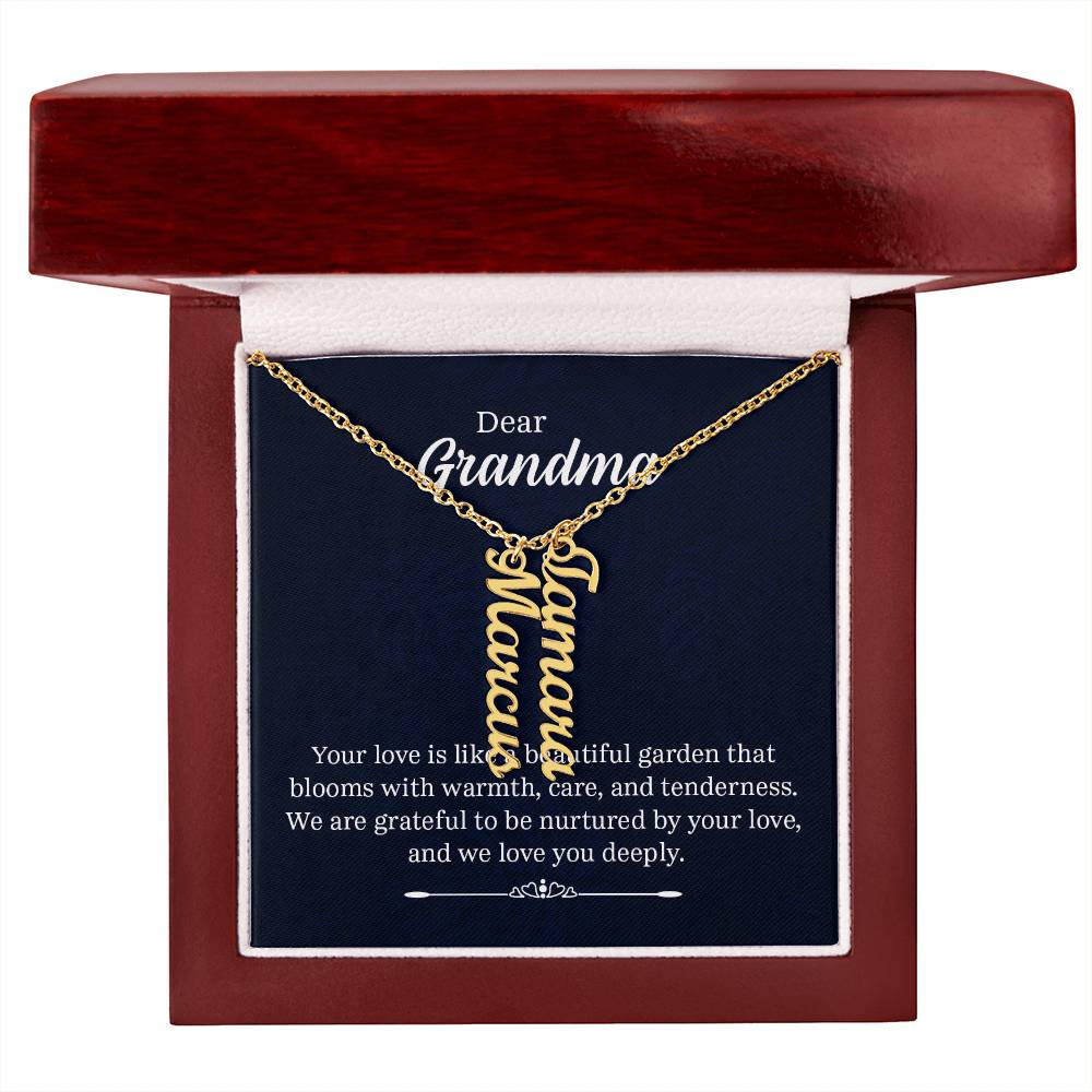 Multi Name Necklace - For Grandma