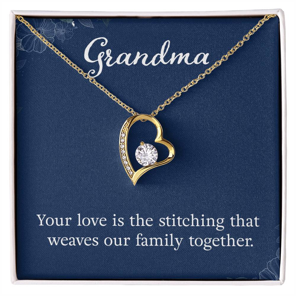 To My Grandma - Stitching