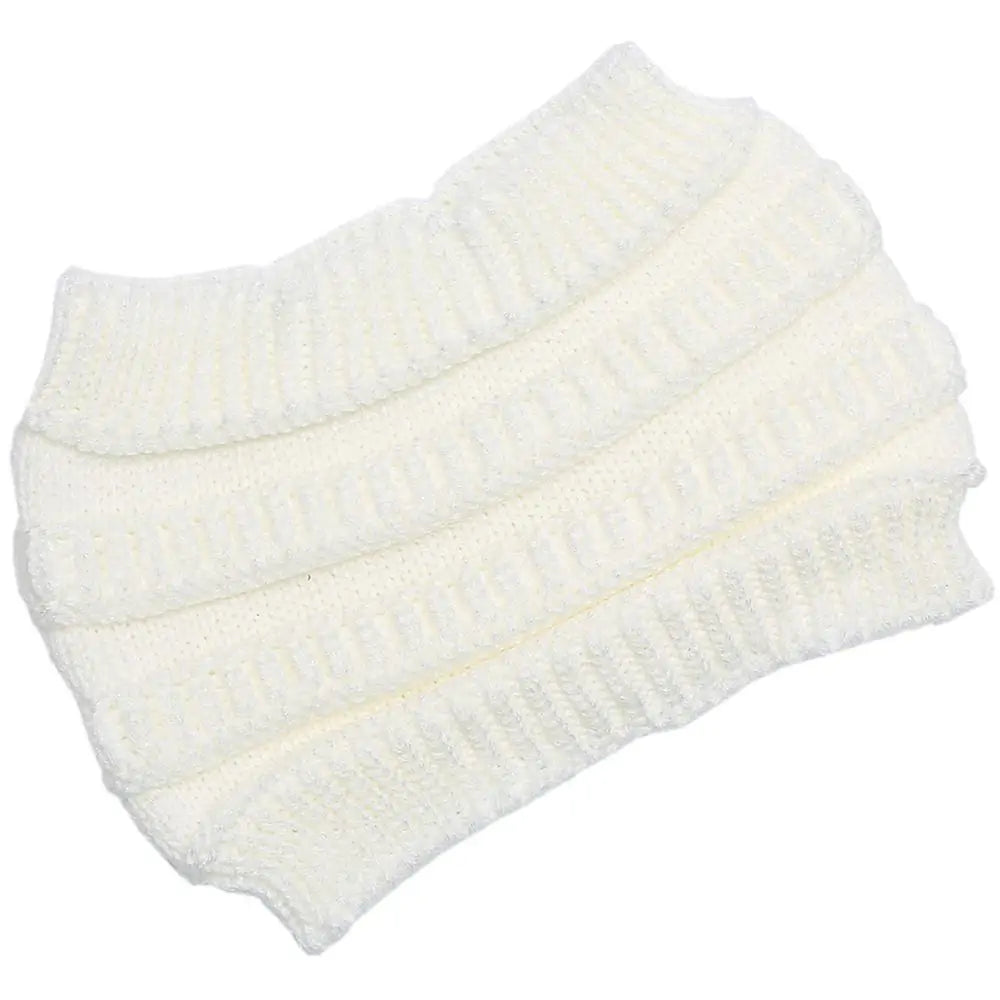 Knitted Ponytail Beanies