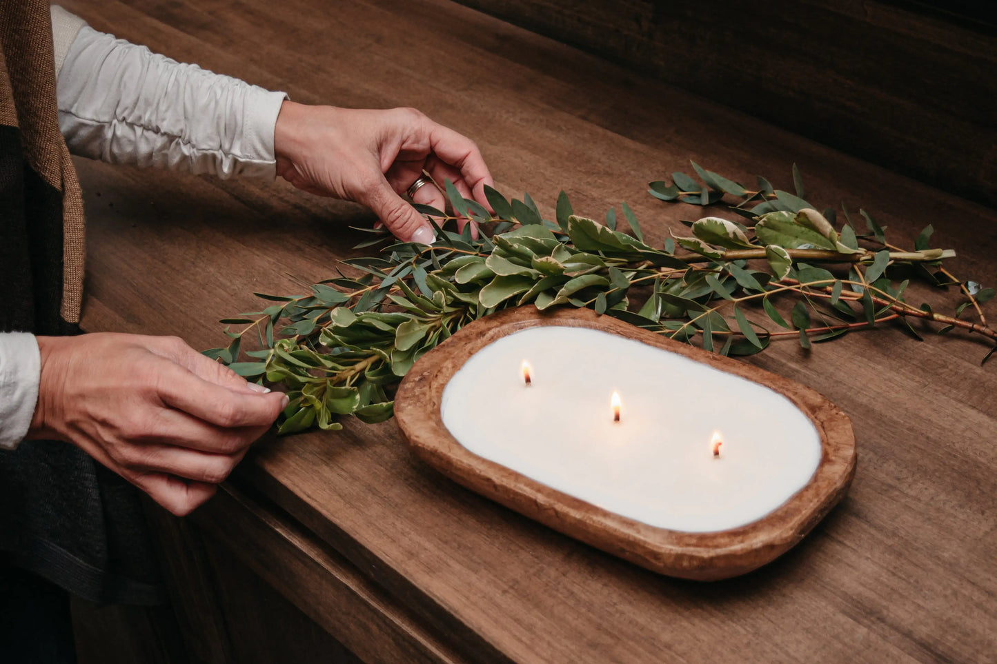 3-Wick Dough Bowl Soy Candle - Hibernate