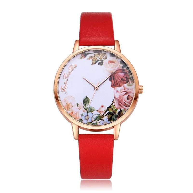 Simple Floral Watch