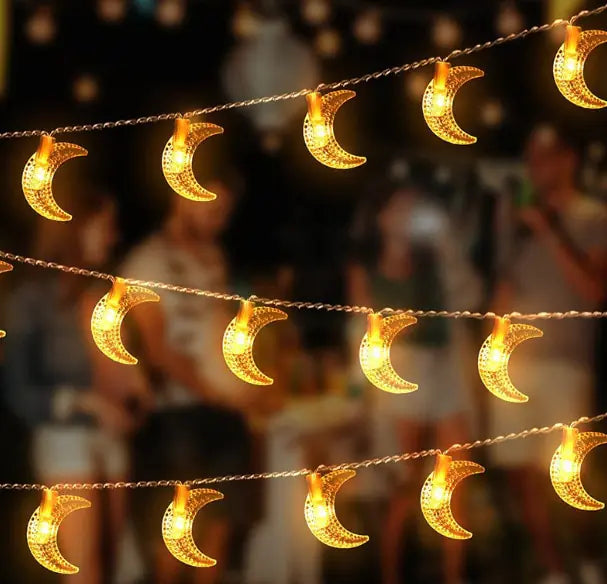 Moon Star Led String Lights