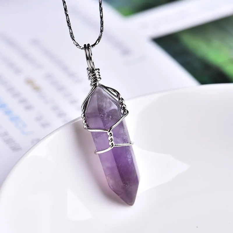 Crystal Point Pendants