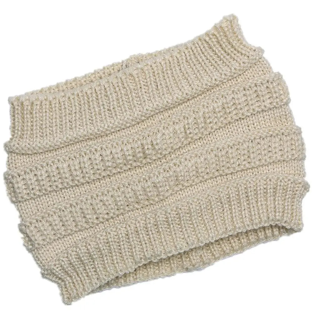 Knitted Ponytail Beanies