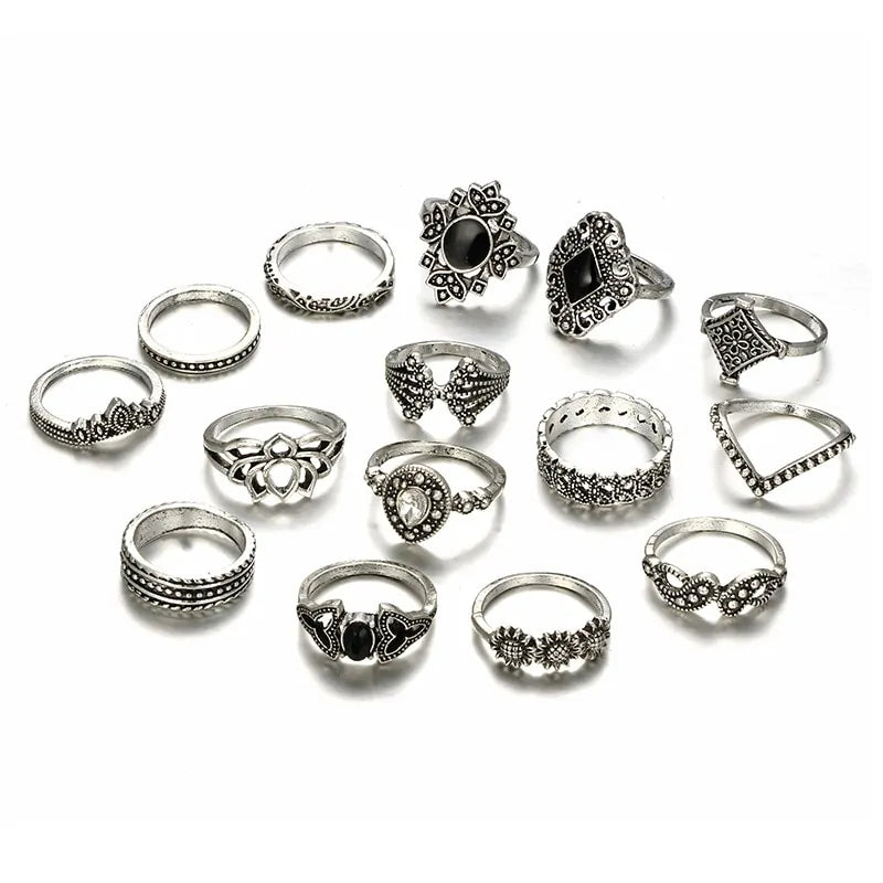 Twilight Tiers Ring Set