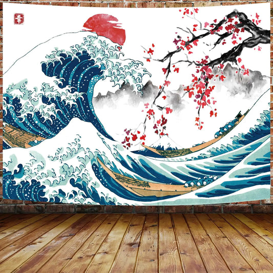 The Great Wave Wall Tapestry