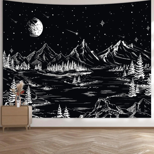 Oversized Nightscape Tapestry