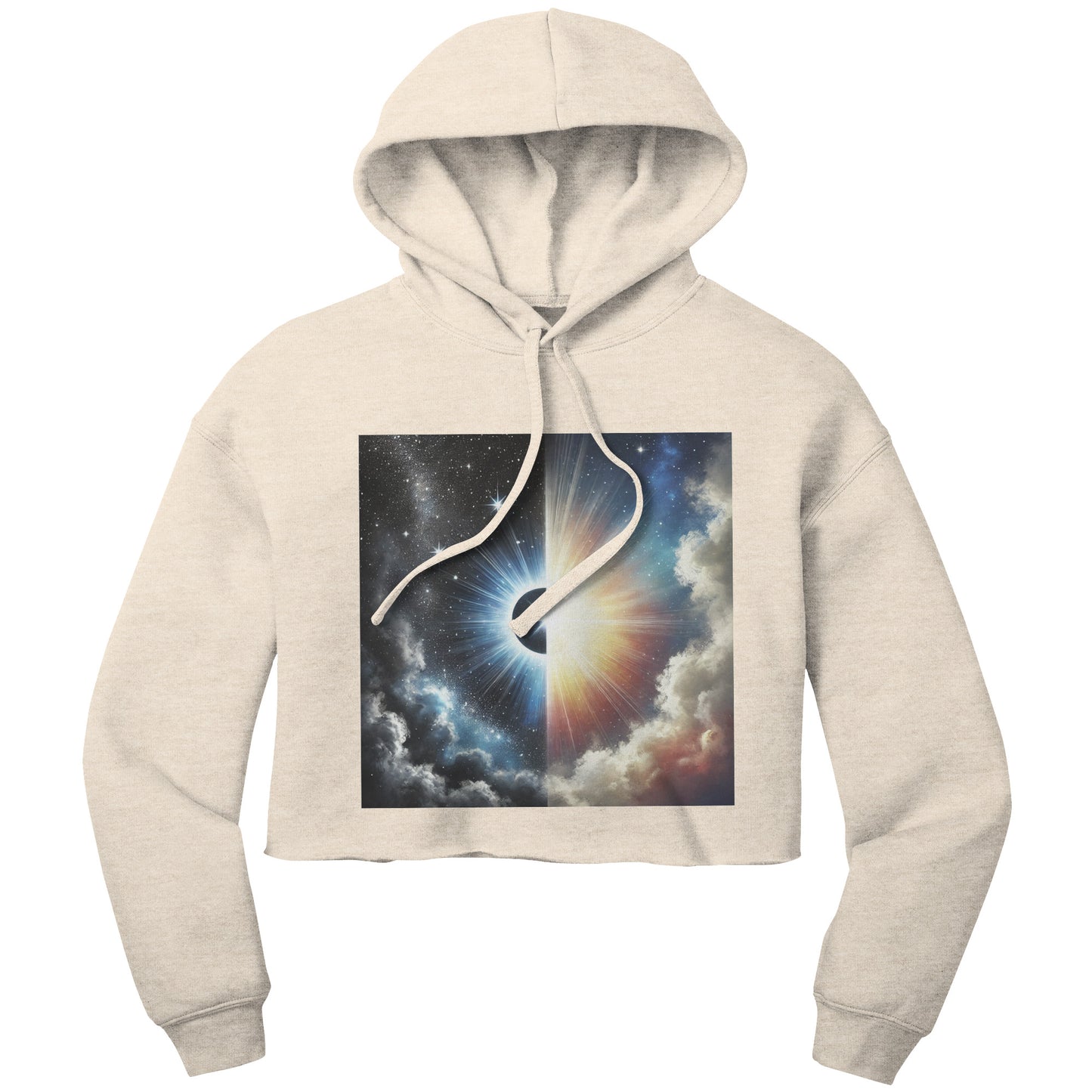 Cropped Cosmic Creation Hoodie