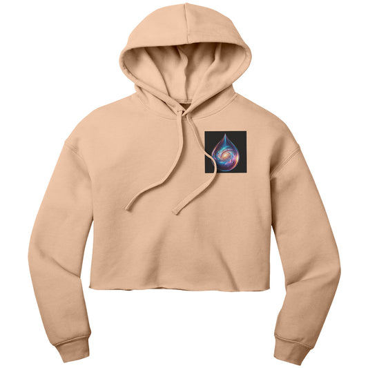Cropped Galactic Tear Hoodie