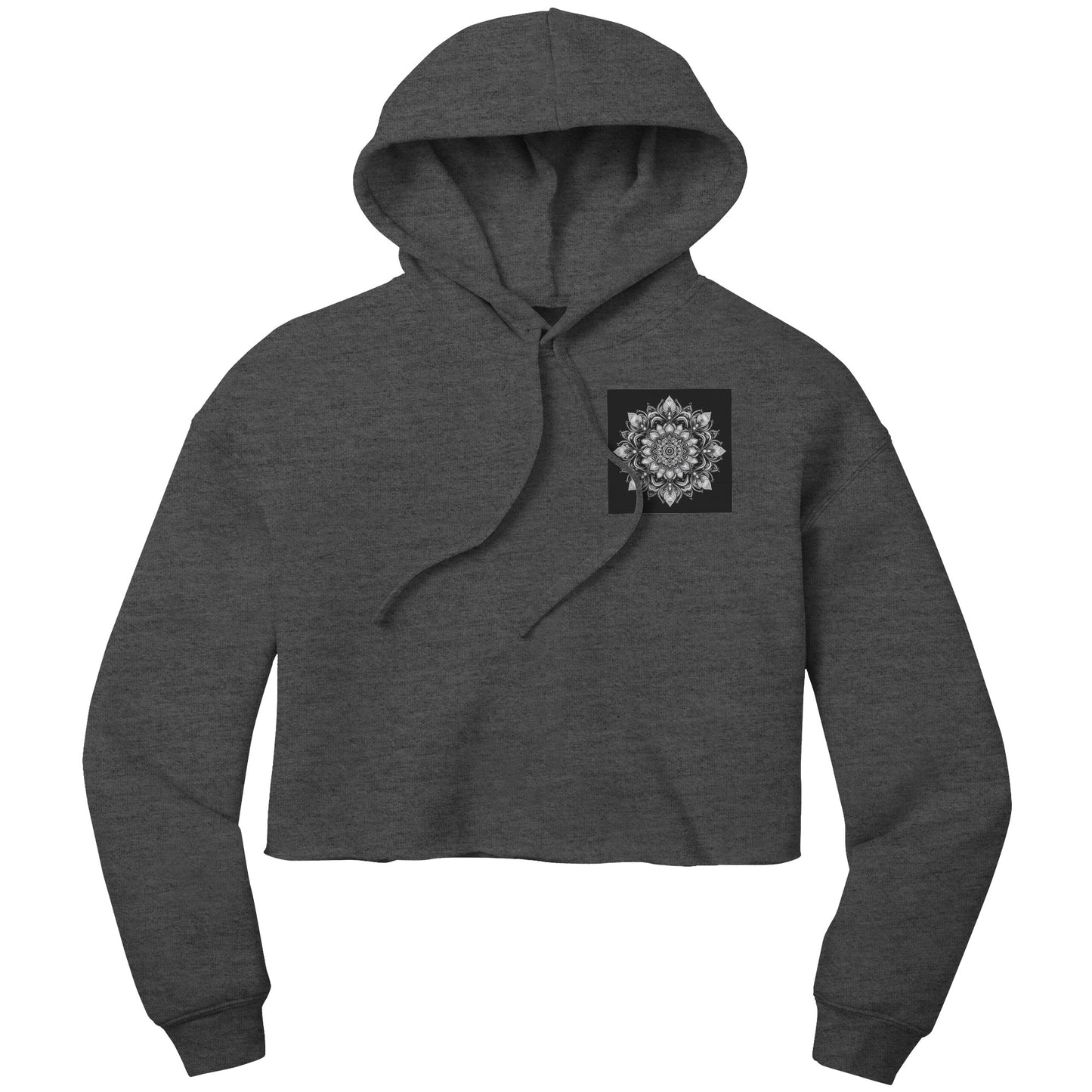 Cropped Mandala Hoodie