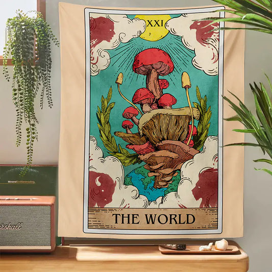 Tarot Card Tapestry - The World