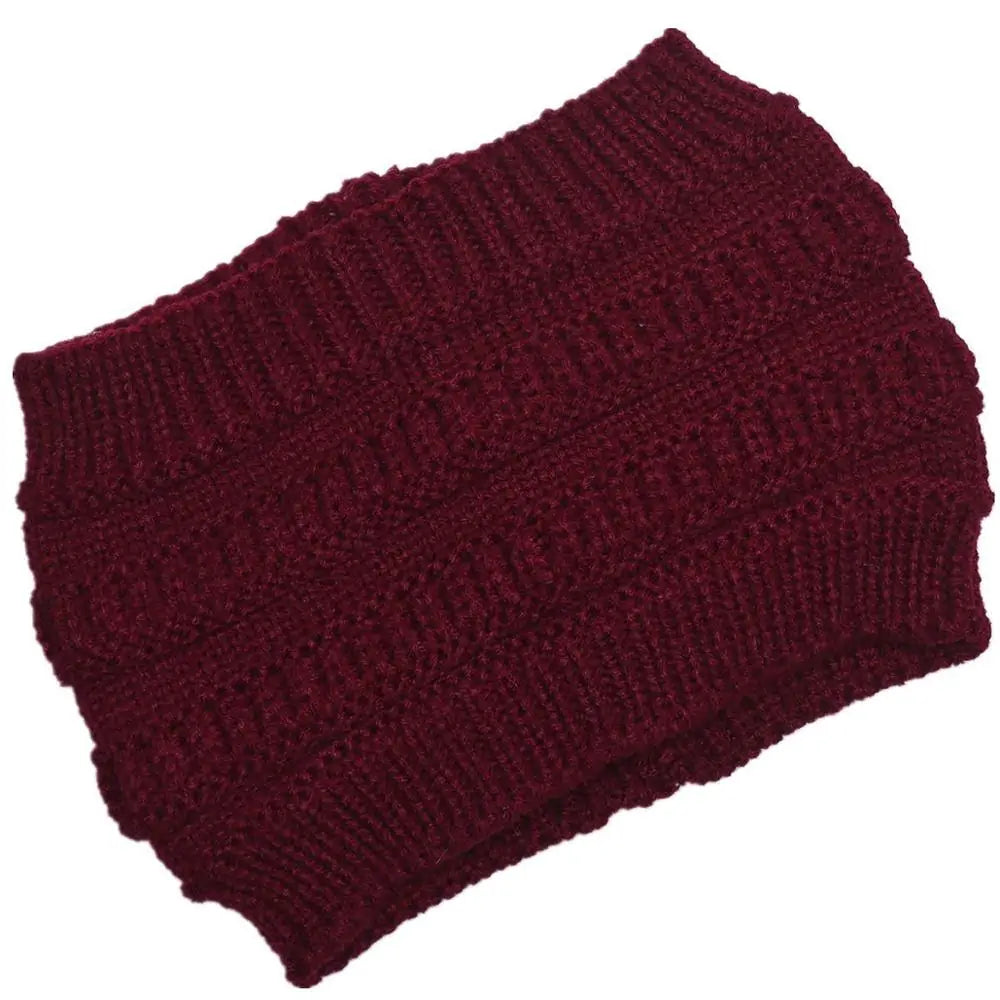 Knitted Ponytail Beanies