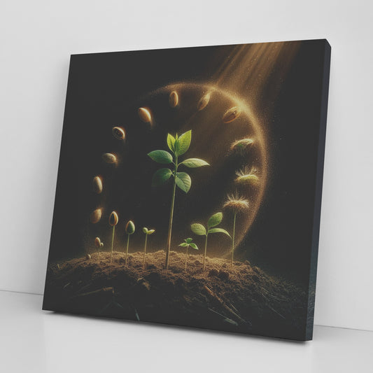 Luminous Biorhythm Canvas