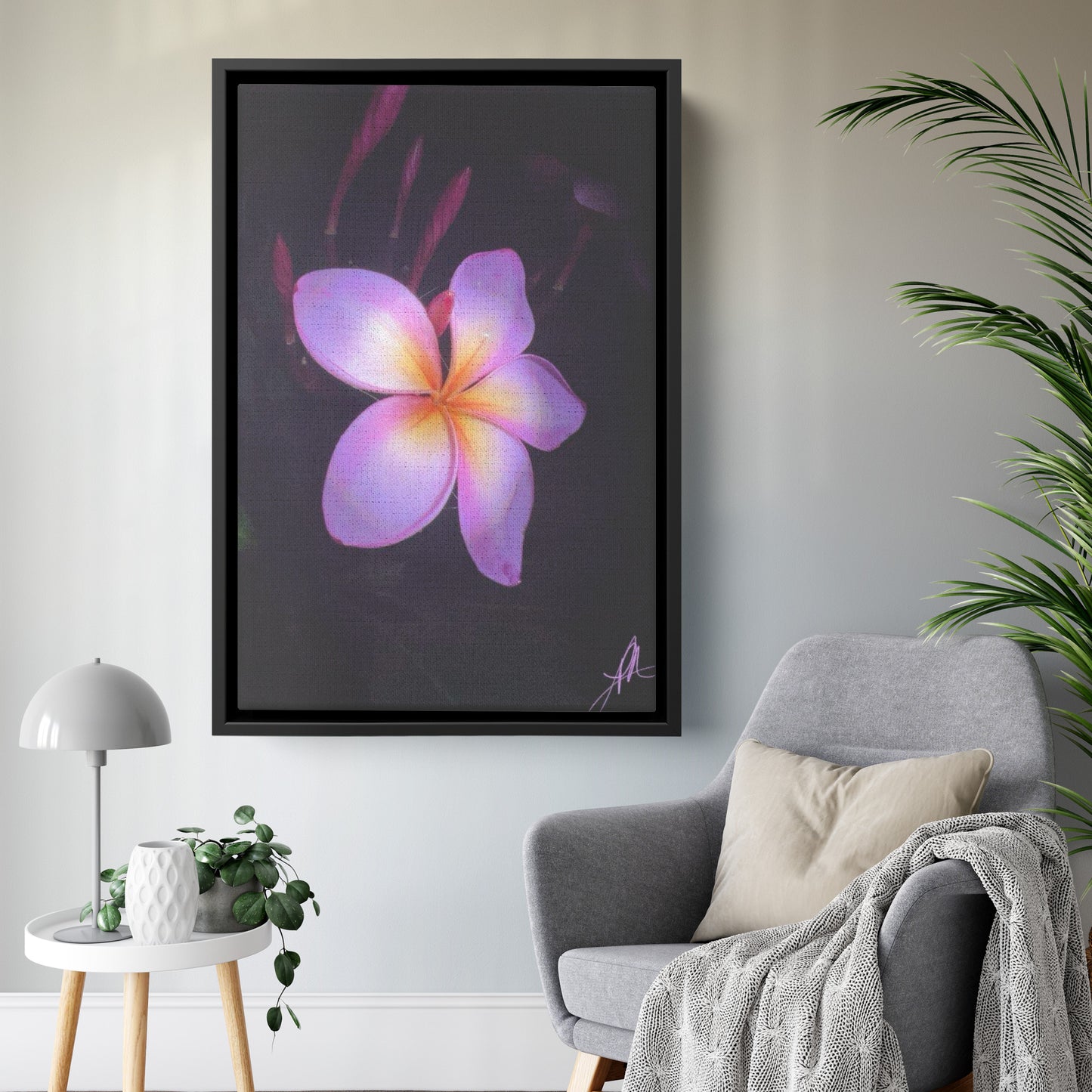 Night Plumaria (Canvas)