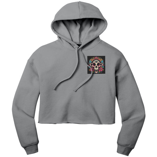 Cropped Monkey Skull Hoodie