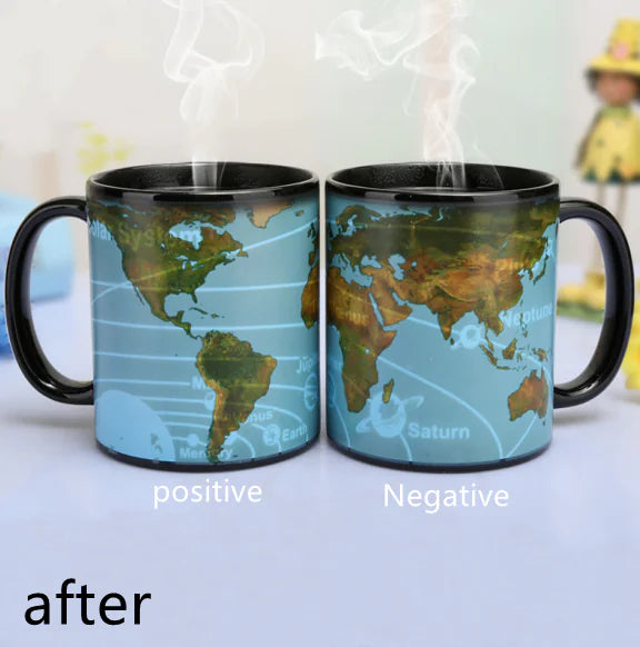 World Map Magic Mug