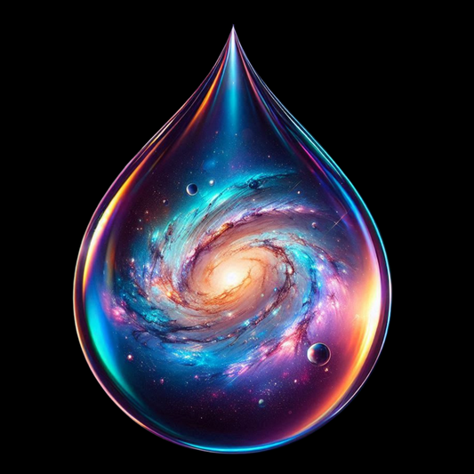 Galactic Teardrop Sticker