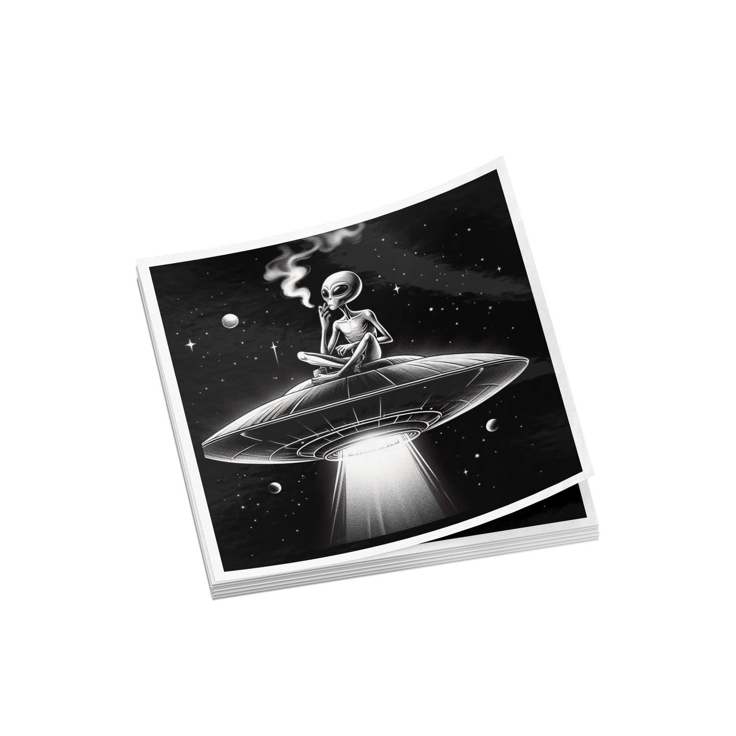 Stellar Solitude Sticker