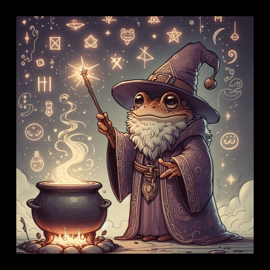 Toad Wizard Sticker