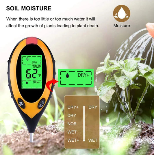4-in-1 Digital Soil Tester