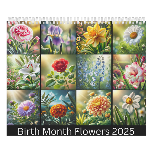 Birth Month Flowers Calendar