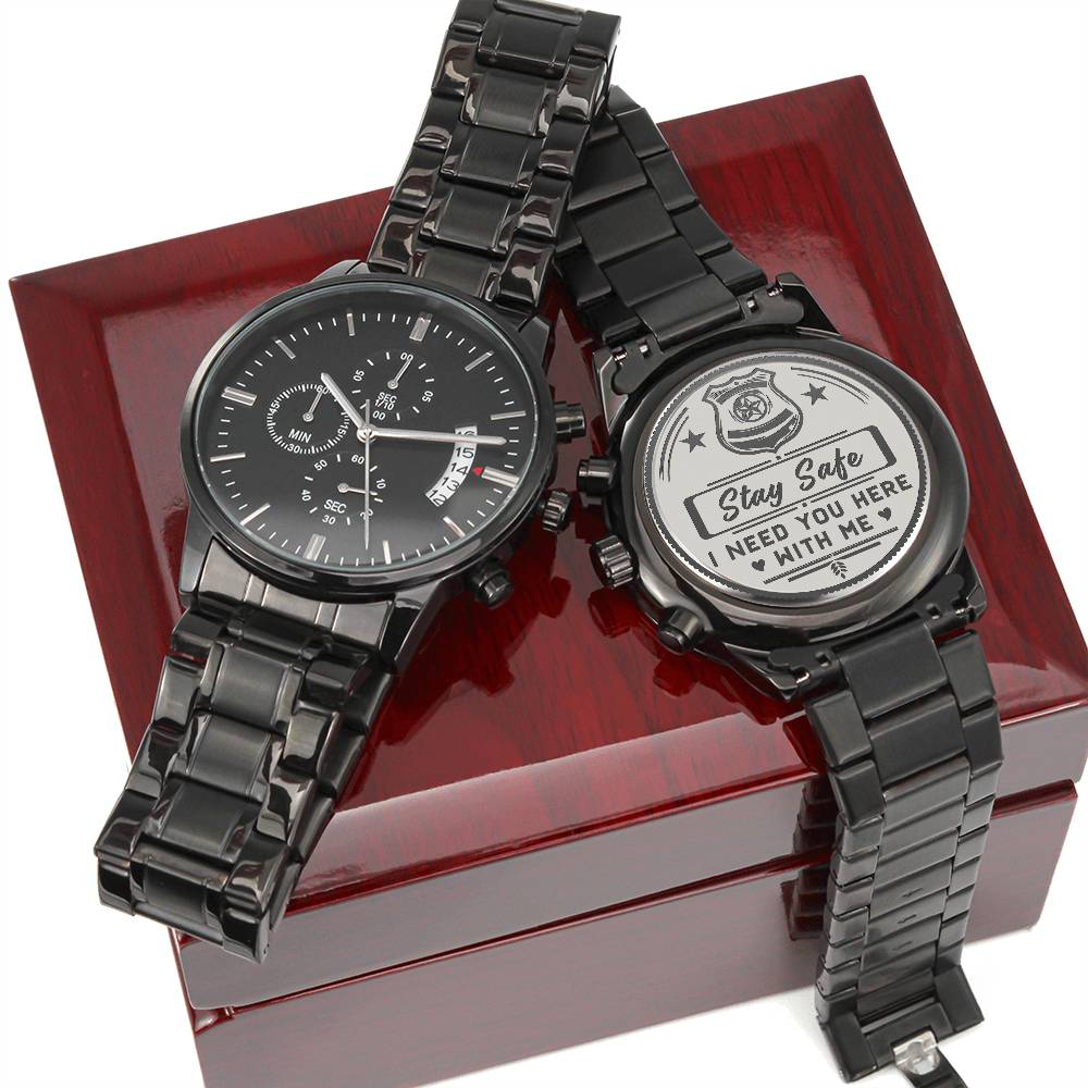 Badge Dad - Metal Watch