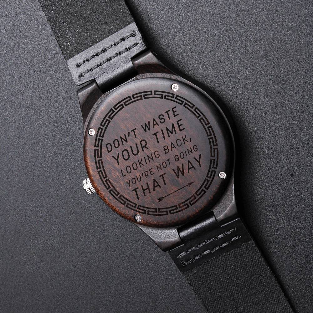 Don't Look Back - Wooden Watch