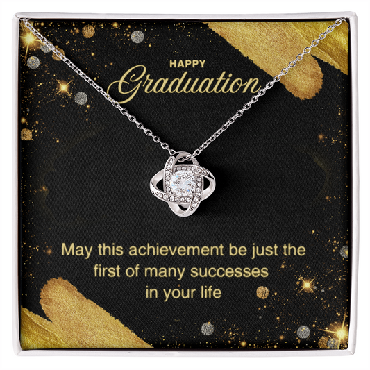 Happy Graduation Necklace (Knot)