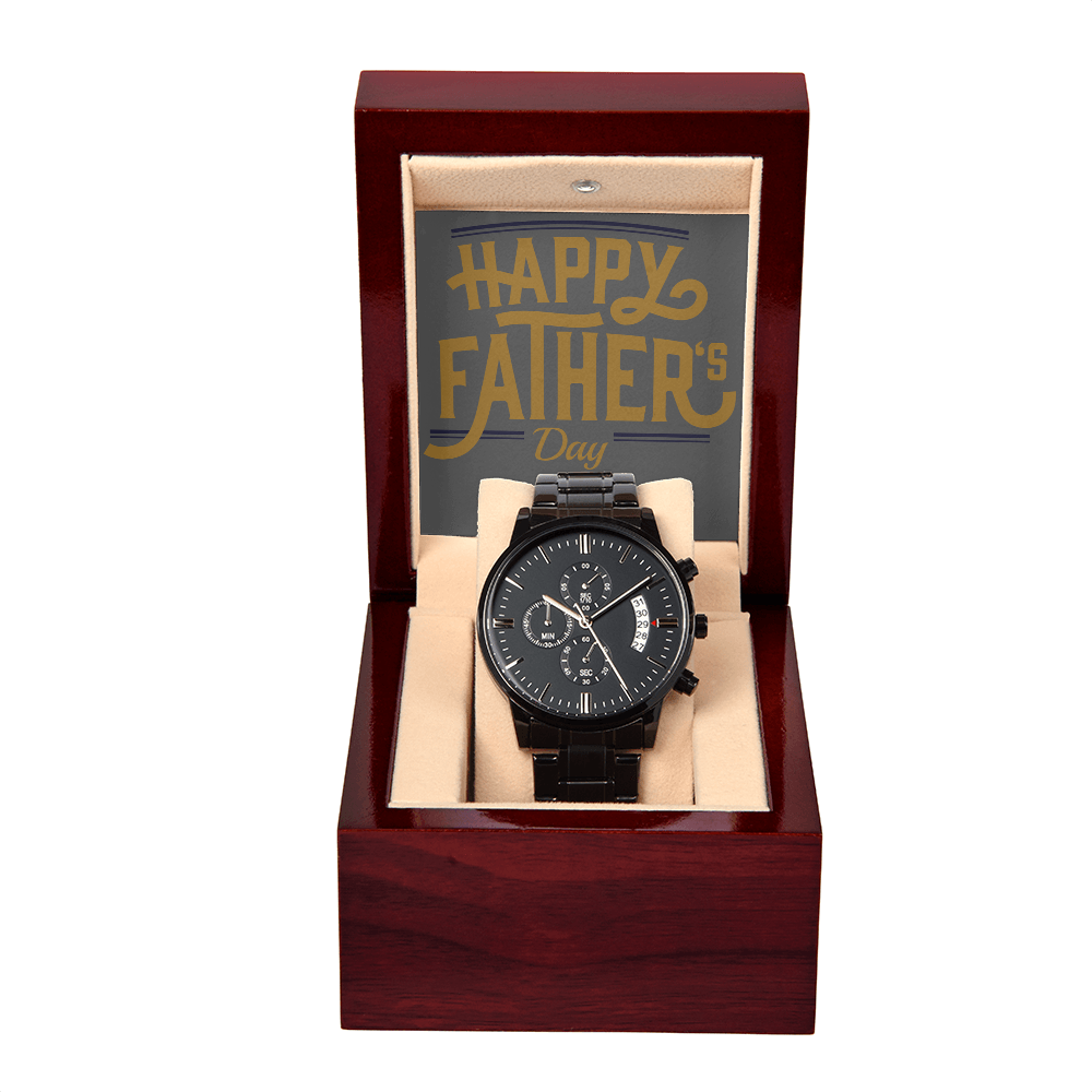 Happy Fathers Day Watch & Gift Box