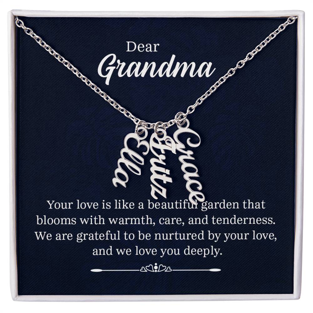Multi Name Necklace - For Grandma