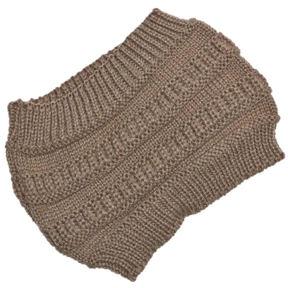 Knitted Ponytail Beanies