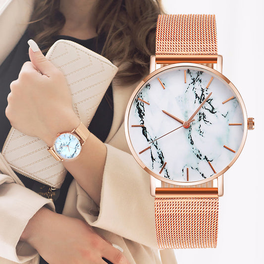 Women's Marble Quartz Fashion Watch